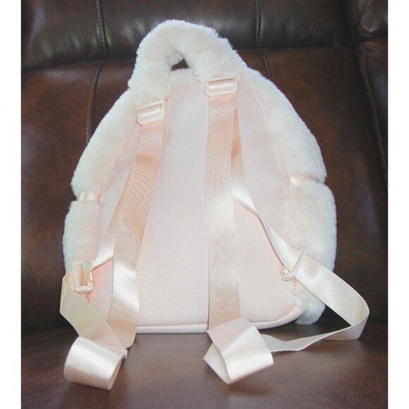 Nike Faux Fur Mini Backpack Color Blush - Picture 3 of 4